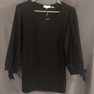 Calvin Klein Eyelet Sleeve Blouse NWT